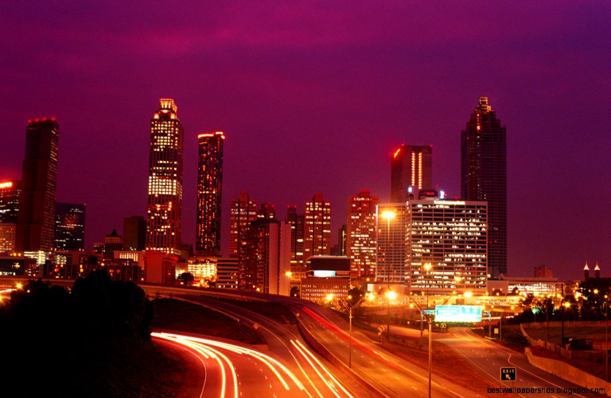 Atlanta Georgia Skyline at Night Atlanta Georgia Skyline at Night