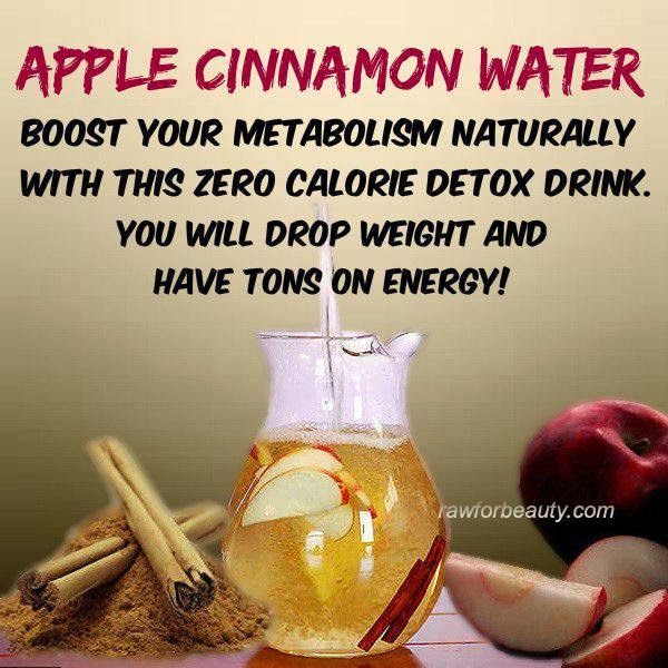 The Natural Health Page Boost Your Metabolism with Apple Cinnamon Water