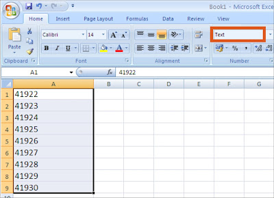 Cara merubah format tanggal ( date) ke Text dalam Ms. Excel. Cara merubah format tanggal ( date) ke Text dalam Ms. Excel.