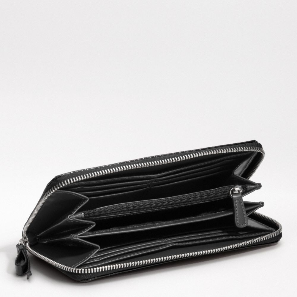 full length billfold compartments zip coin pocket zip closure outside ...