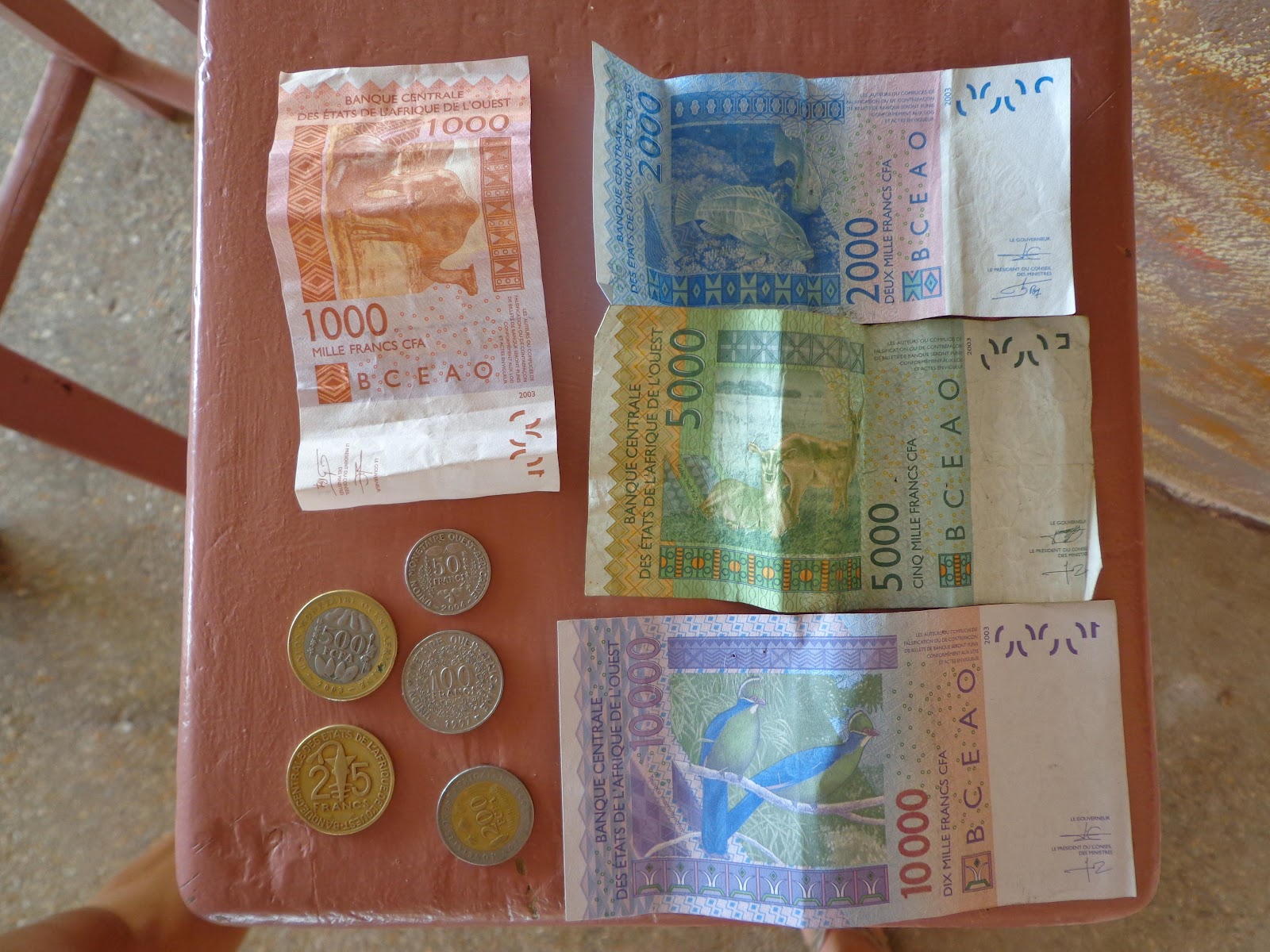 Julie au Sénégal Money Money Money