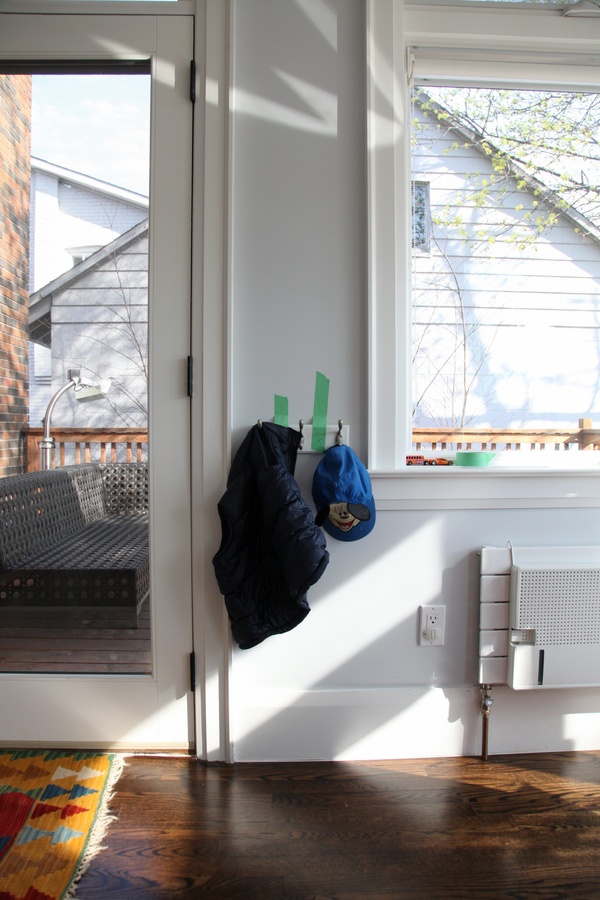 8FOOTSIX Coat hooks by the back door