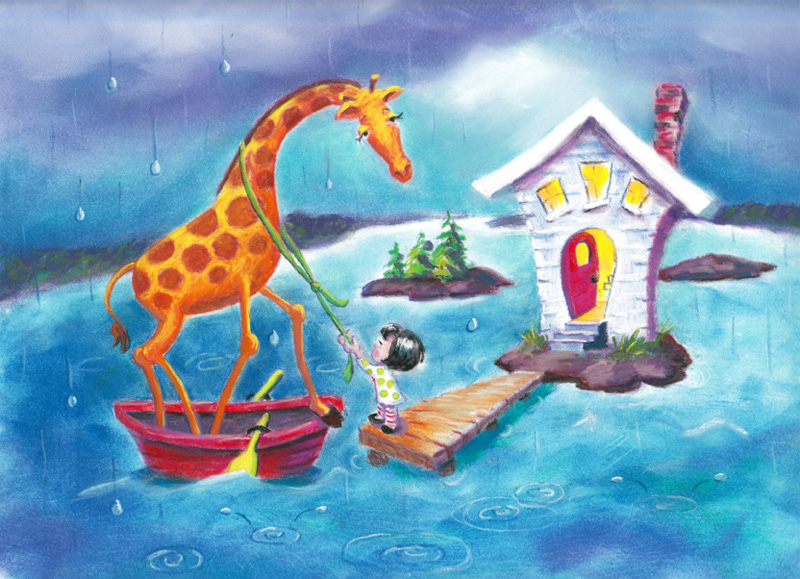 Giraffes Boat
