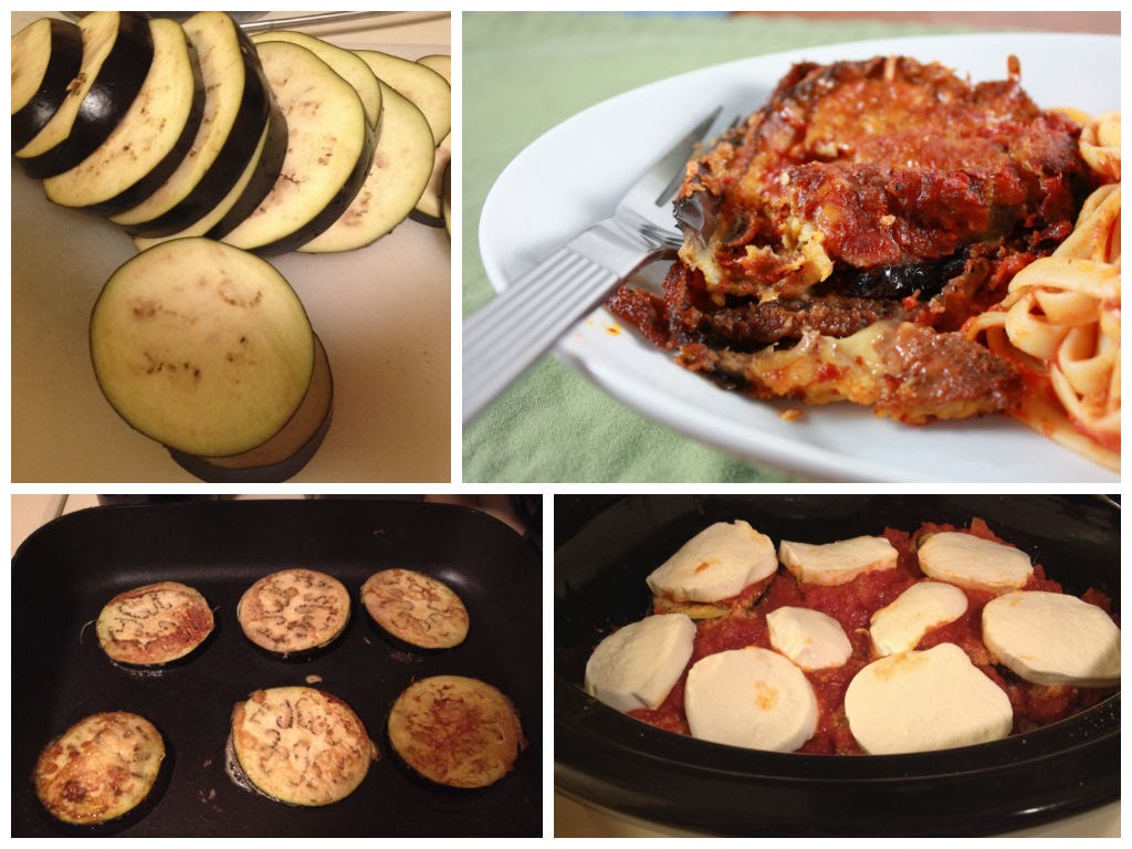 Eat Healthy, Move More, Live Better Crockpot Eggplant Parmesan