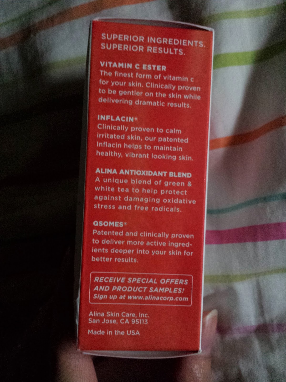 Windstruck: Alina Skin Care Vitamin C Serum