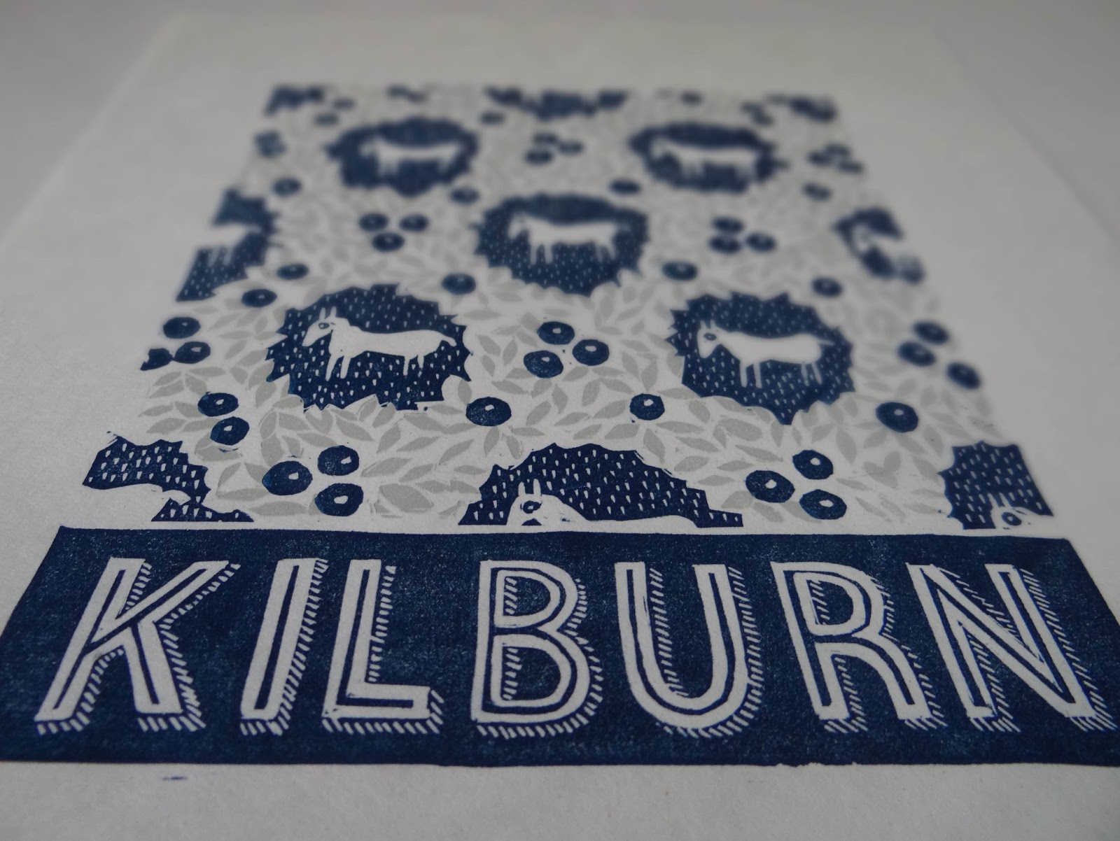 Jeff Josephine Designs News Kilburn Linocut Print