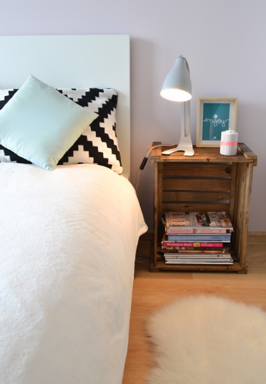 Totally Tutorials Tutorial How to Make a Nightstand from a Crate