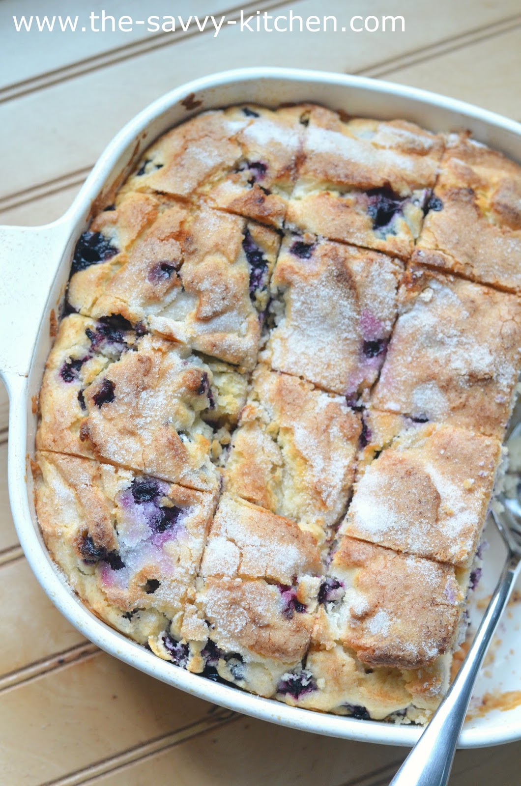 The Savvy Kitchen Buttermilk Blueberry Breakfast Cake