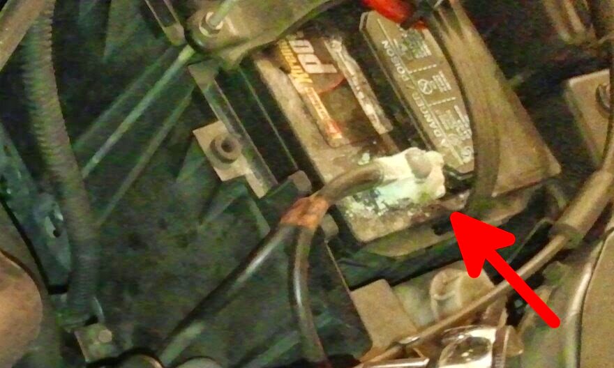 Havener Garage Howto Clean up corroded battery terminals