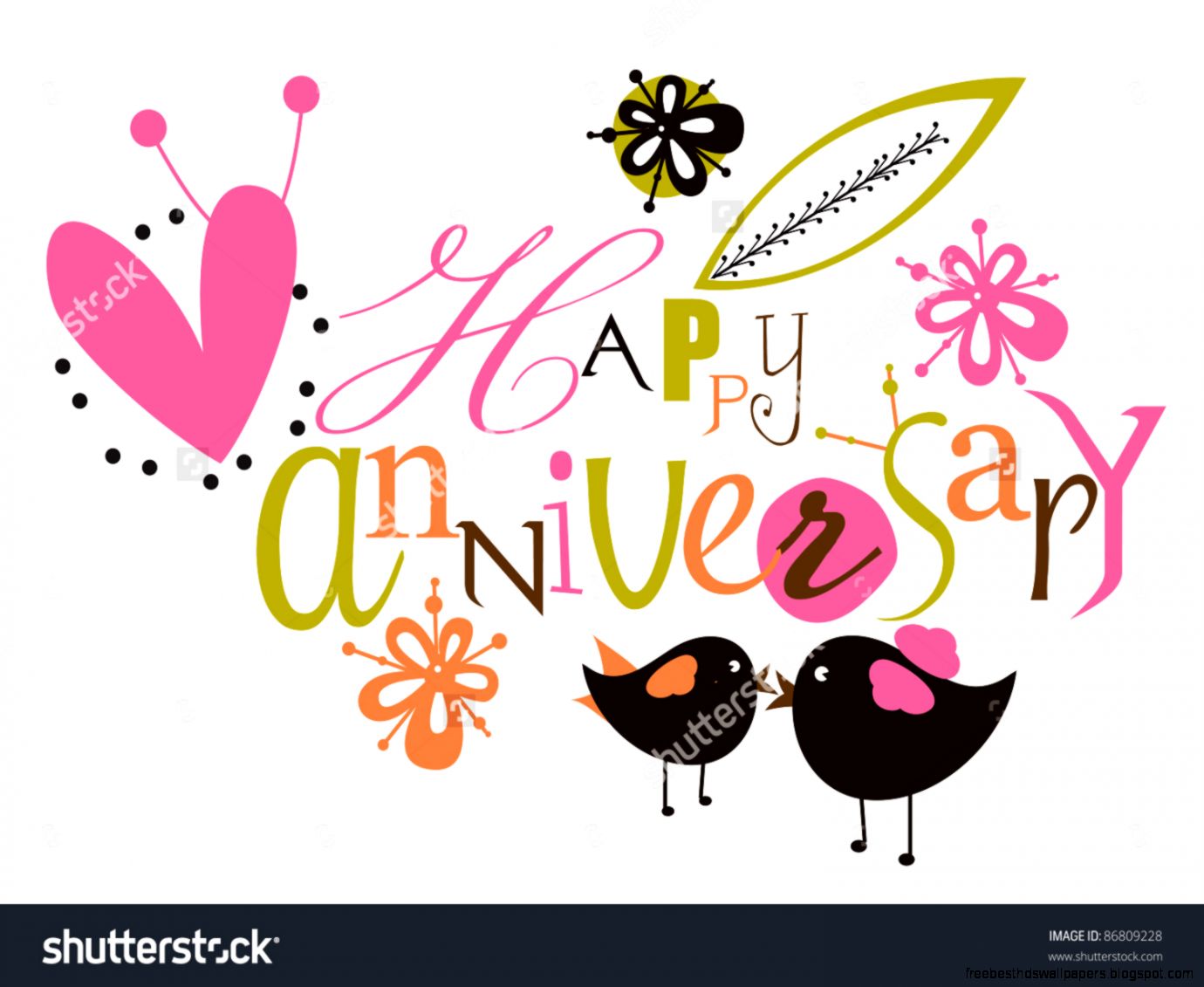 Happy Anniversary Script Card Stock Vector Illustration 86809228 Happy Anniversary Script Card Stock Vector Illustration 86809228