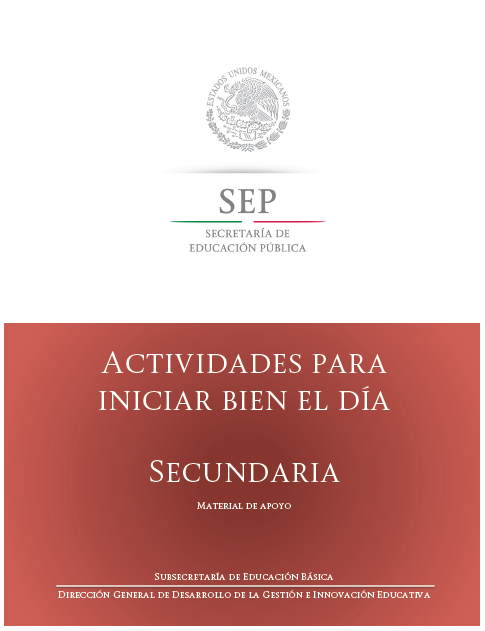 ACTIVIDADES PARA INICIAR BIEN EL DÍA