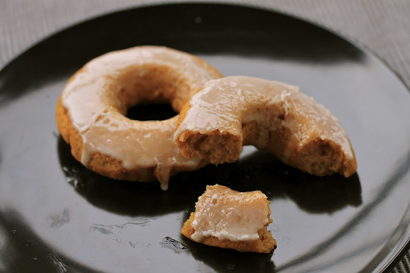 Cookie Jar Treats Whole Wheat Pumpkin Donuts with Cinnamon Glaze