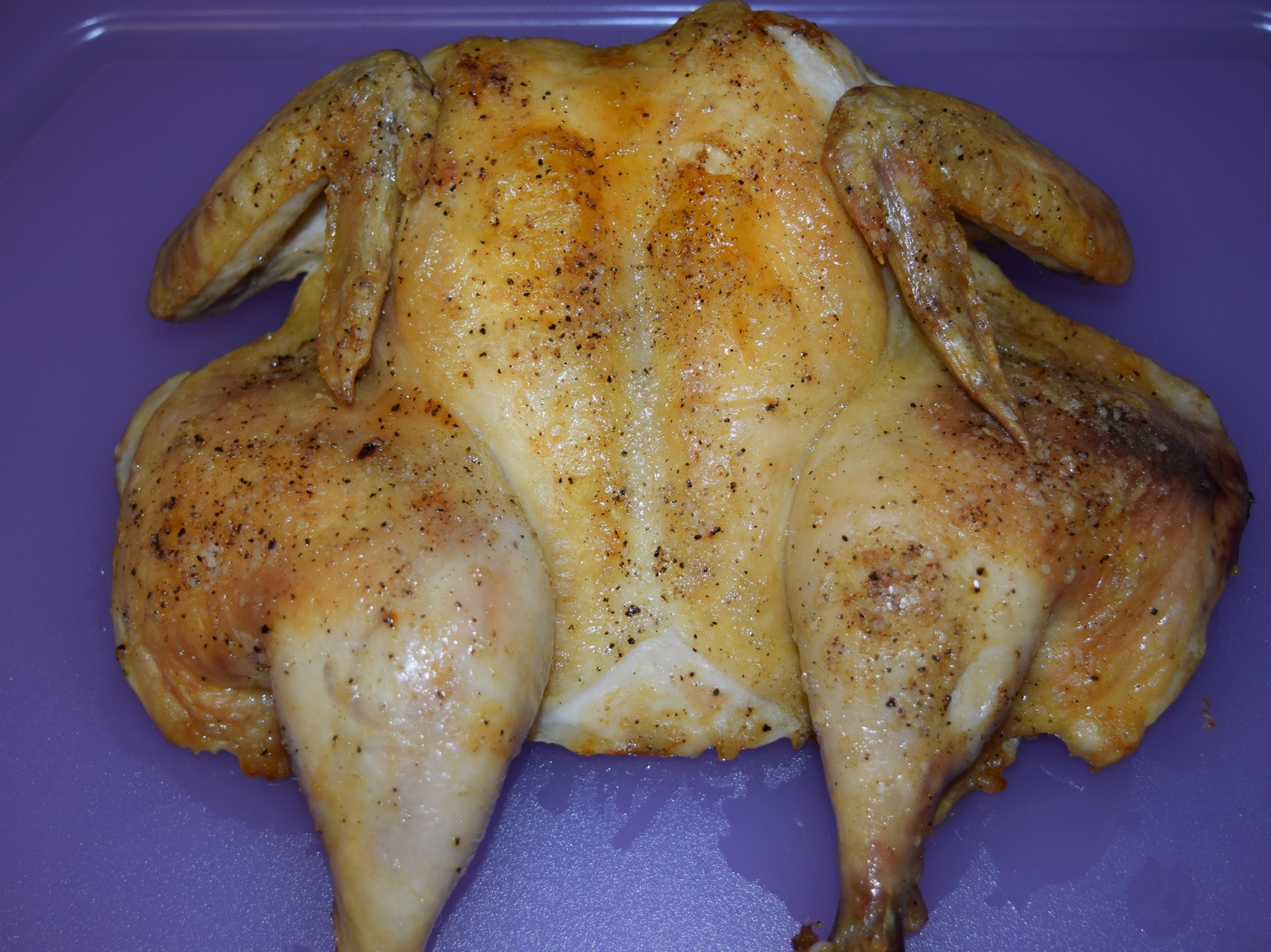 Southern Belle BBQ Oven Roasted Spatchcock Chicken