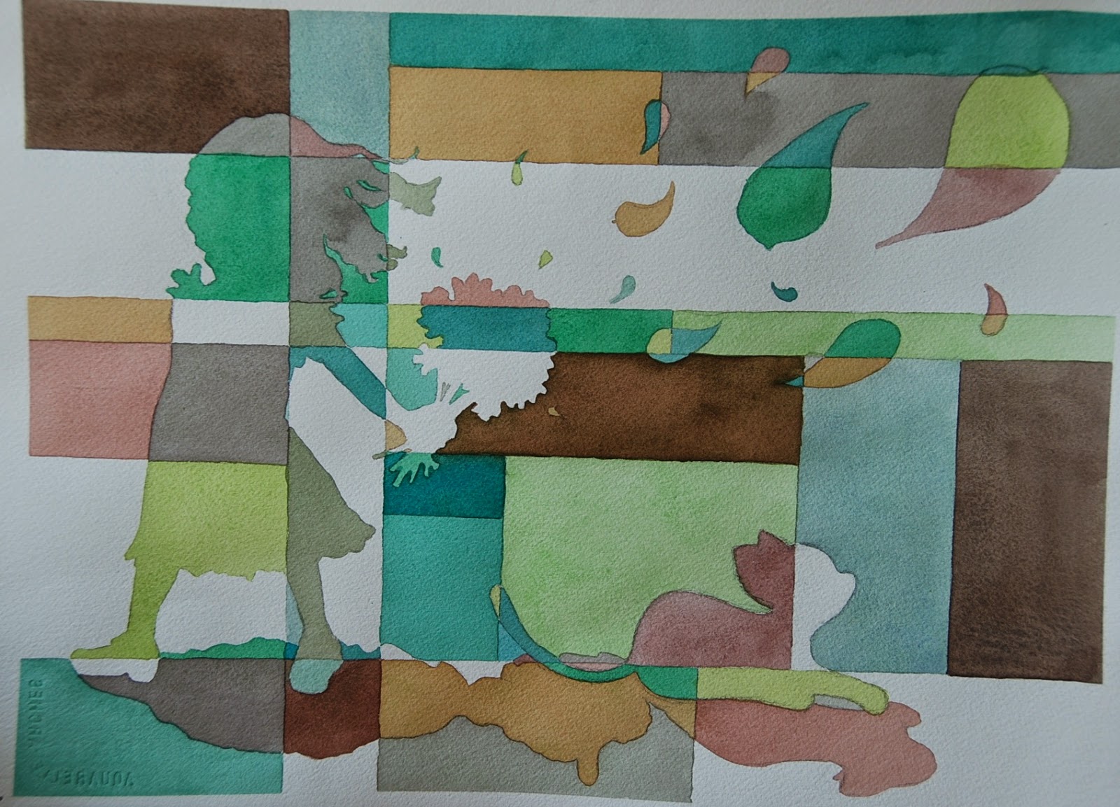 Sally Cannon Ellis' Watercolor Adventures Watercolor Flat Washes and