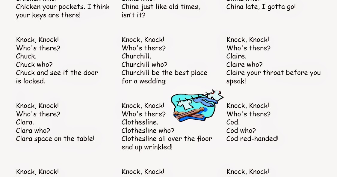 best knock knock jokes for adults
