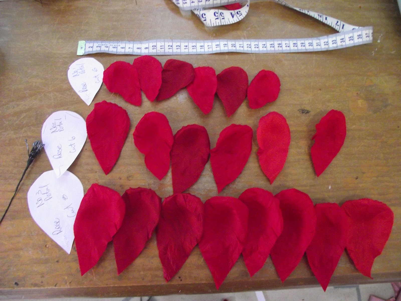 Love Hats How to make silk flowers the rose