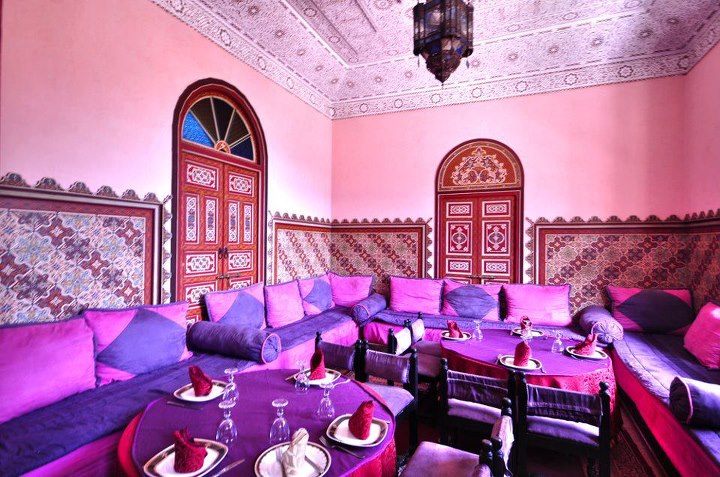Moroccan restaurant in the Atlas Mountains