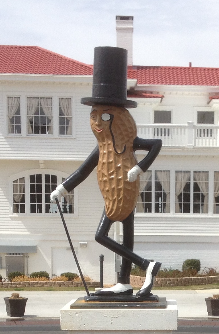 Preservation Virginia's Blog Mr. Peanut Shines in Suffolk!
