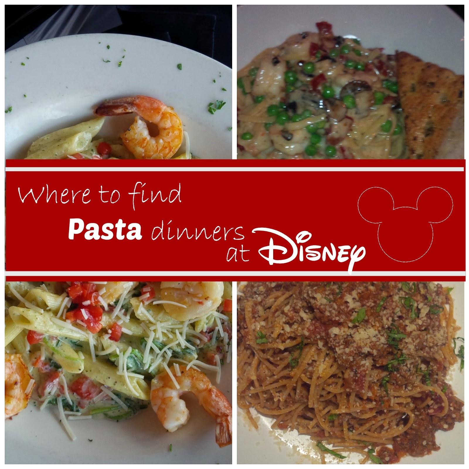 Fairytales and Fitness Pasta Specials for Race Weekends at Disney