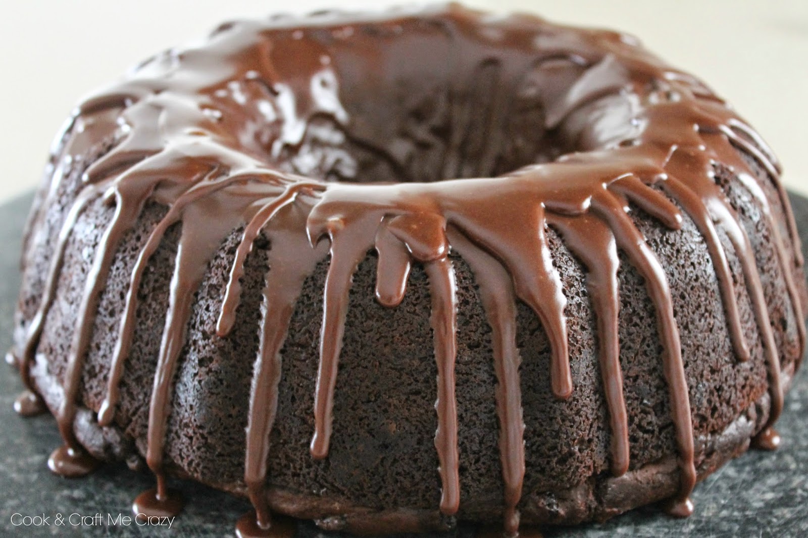 Cook and Craft Me Crazy Easy Triple Chocolate Bundt Cake