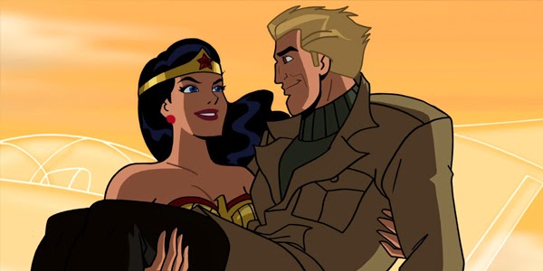 Wonder Woman y el piloto Steve Trevor Wonder Woman y el piloto Steve Trevor