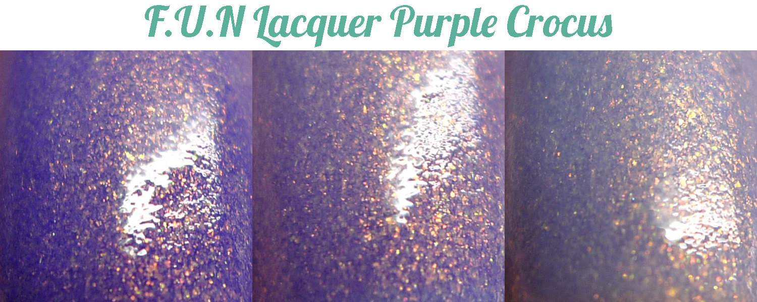 F.U.N Lacquer Purple Crocus purple lilac violet thermal polish F.U.N Lacquer Purple Crocus purple lilac violet thermal polish
