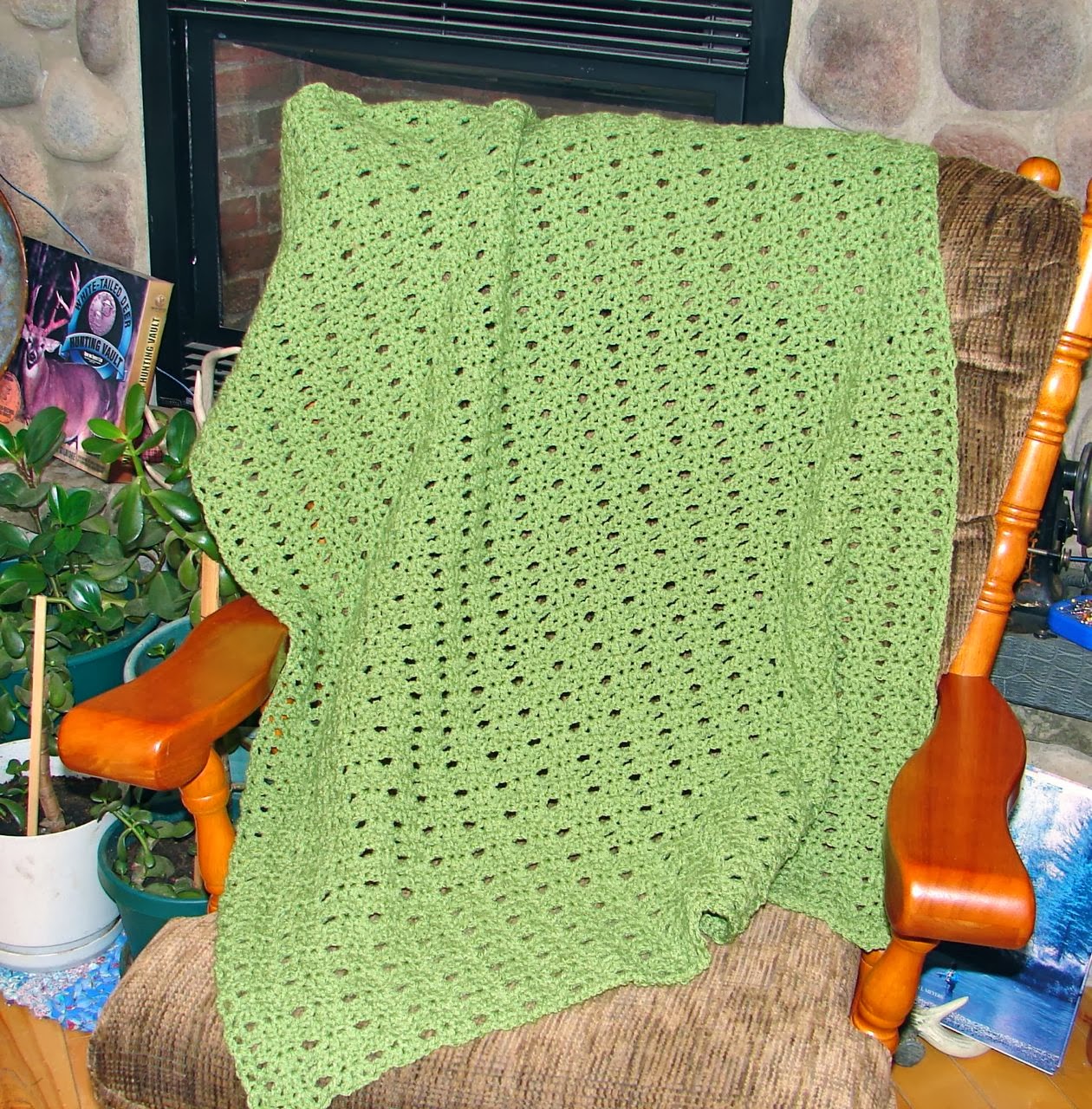 Amy's Passions Baby Sage afghan [Crochet pattern]
