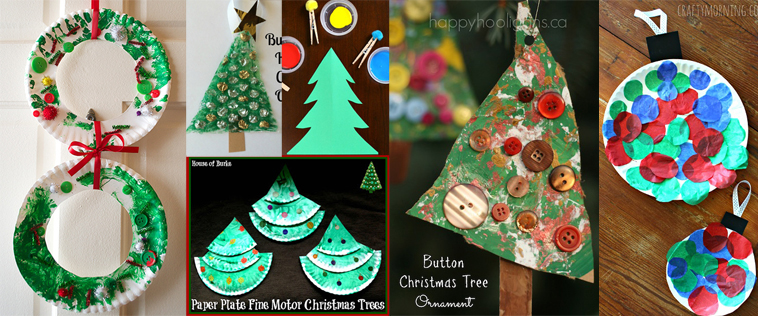 20 Easy Christmas Crafts for Toddlers | Totschooling - Toddler, Preschool, Kindergarten ...