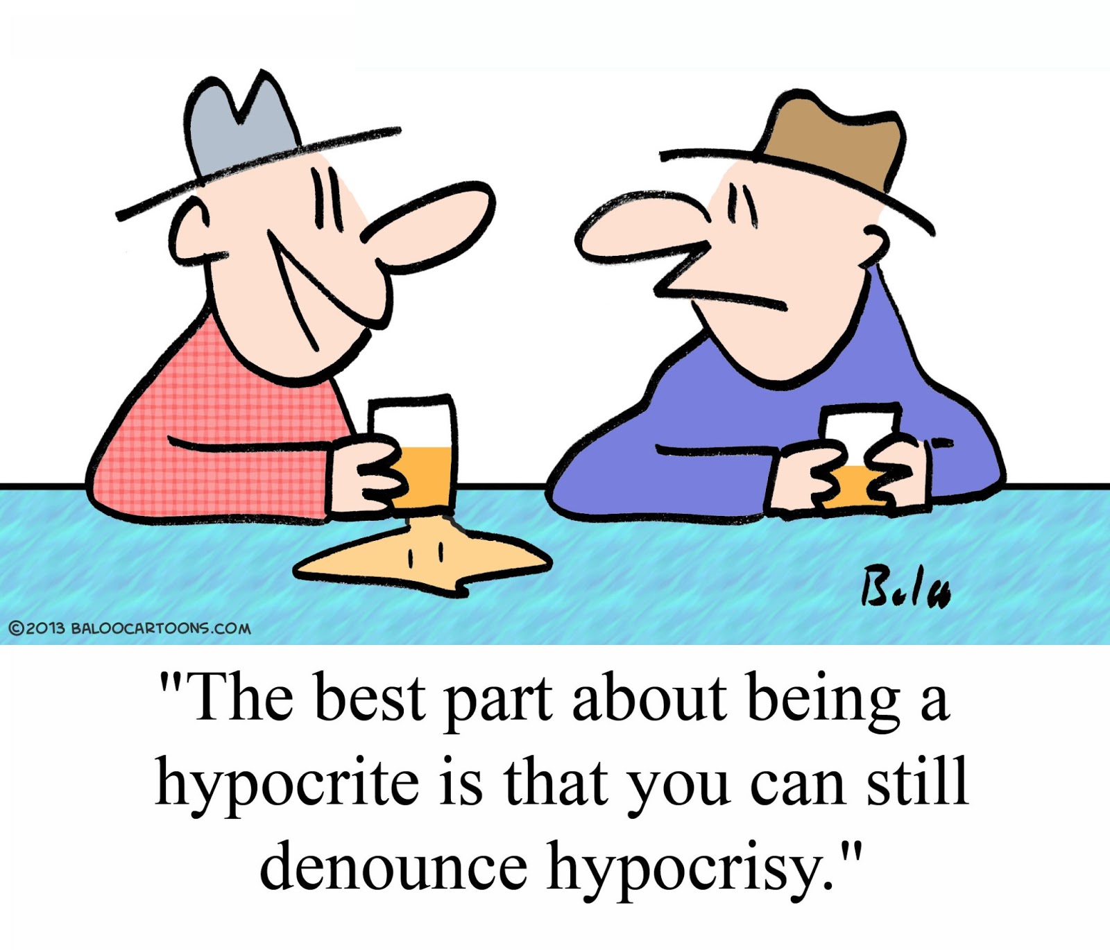 BALOO'S CARTOON BLOG Hypocrisy cartoon