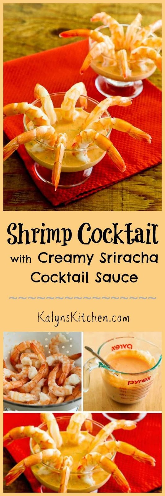 Easy Shrimp Cocktail with Creamy Sriracha Cocktail Sauce (and More LowCarb Shrimp Recipes for