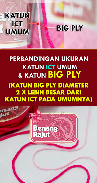 PERBEDAAN UKURAN BIG PLY DAN KATUN UKURAN BIASA/PADA UMUMNYA