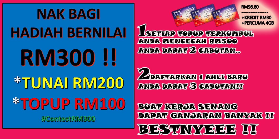 CONTEST RM300 WOW