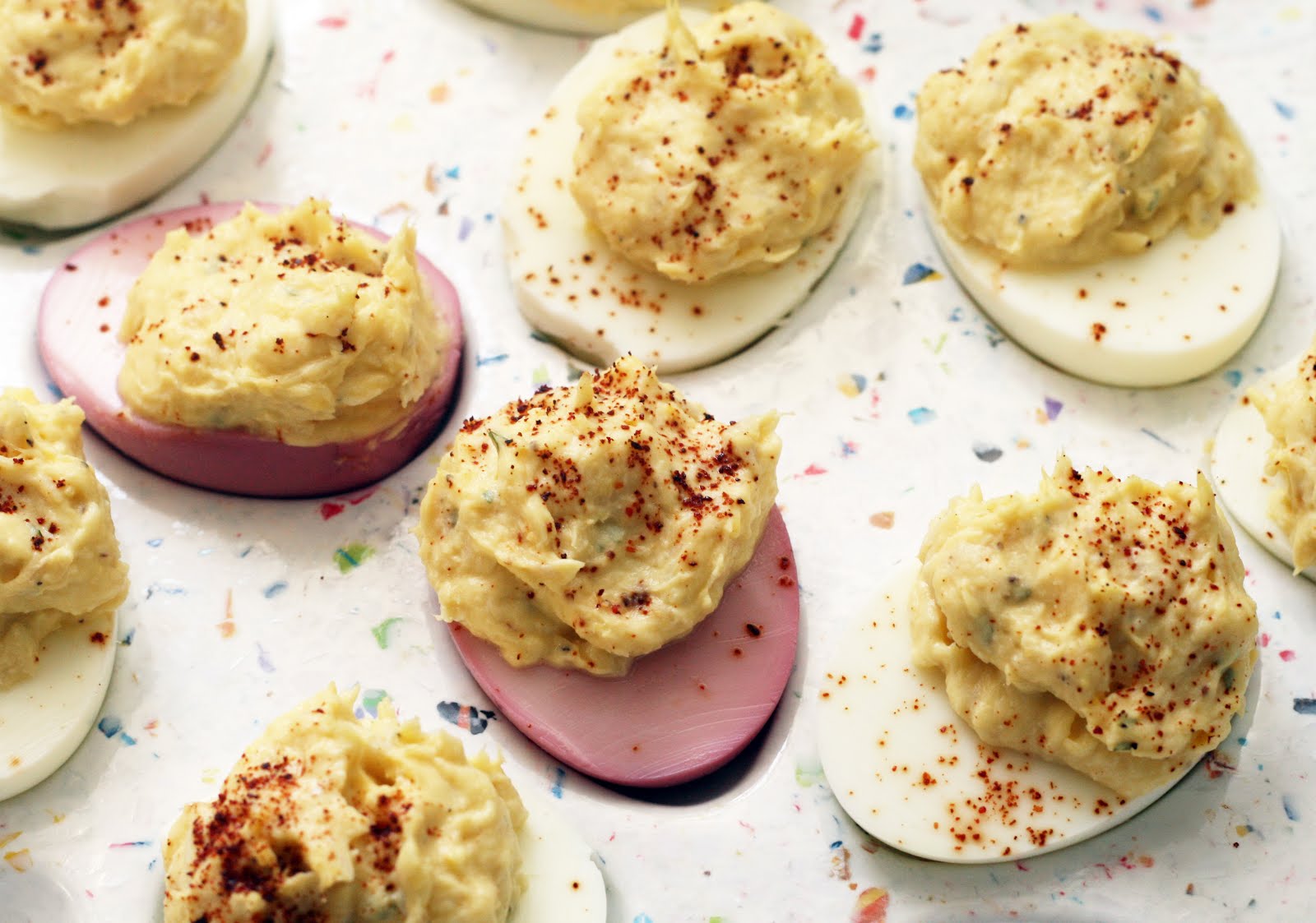 Smoked Trout Deviled Eggs Coconut & Lime