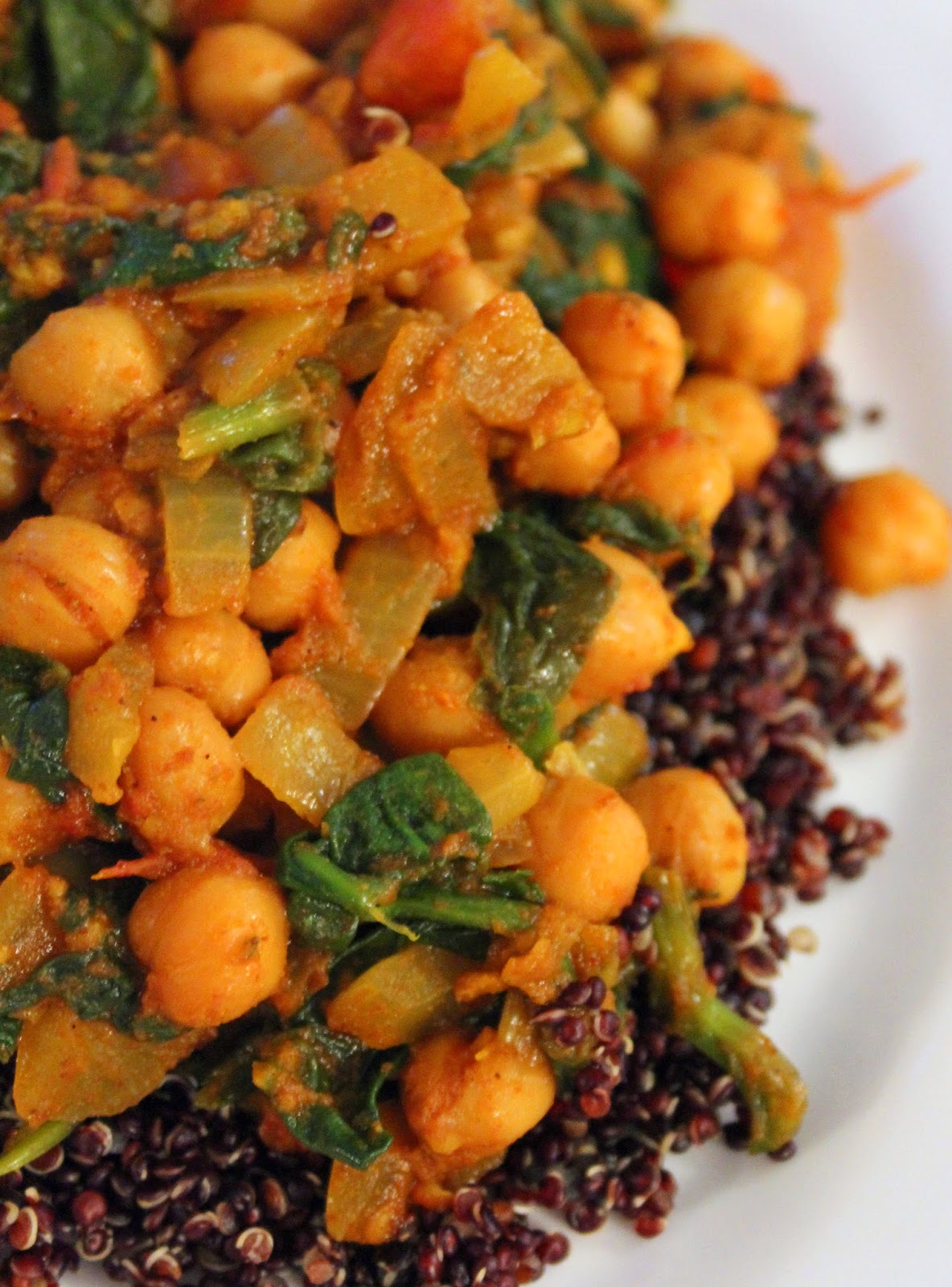 Jo and Sue Curried Chickpeas and Quinoa
