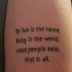 Lovely Quote Tattoo