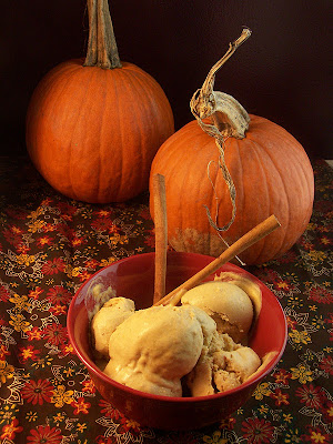 Pumpkin Spice Ice Cream by Cravings of a Lunatic