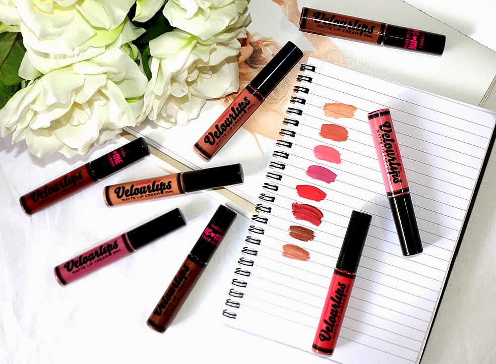 Jordy's Beauty Spot AUSTRALIS VELOUR LIPS / REVIEW AND SWATCHES