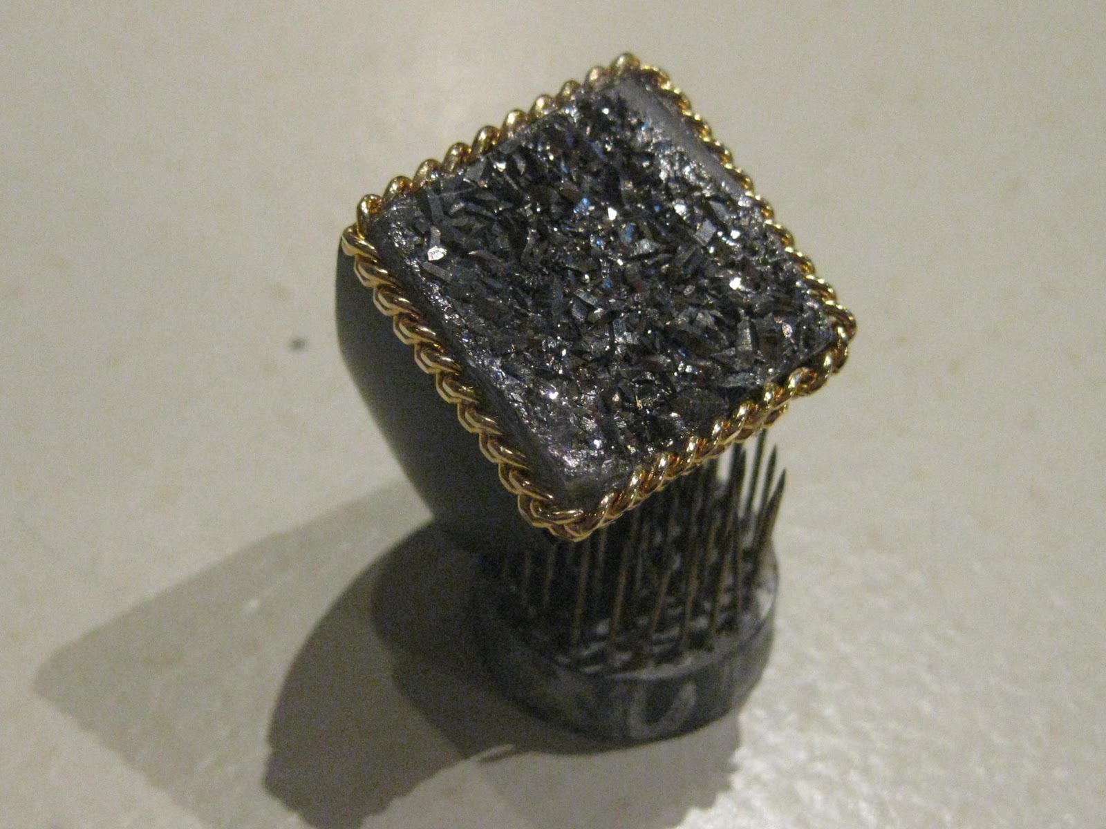 Druzy Titanium Stones