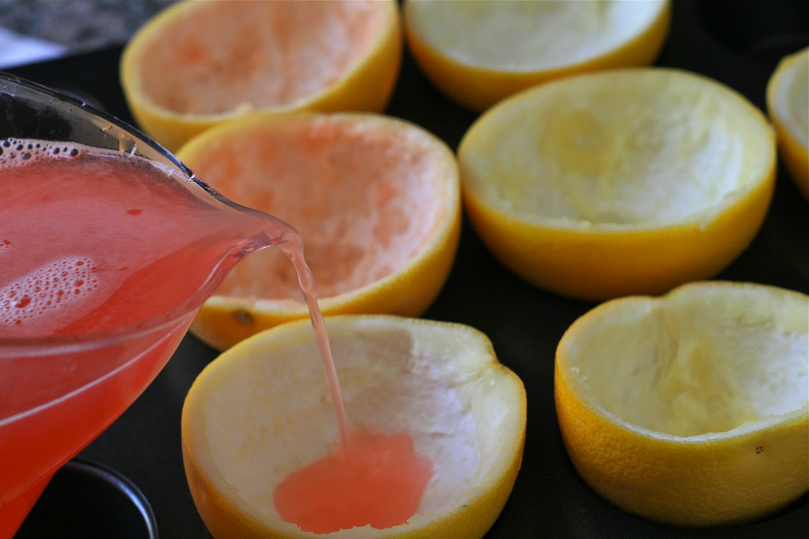 R is for Ruby Red{zone} Greyhound Jello Shots