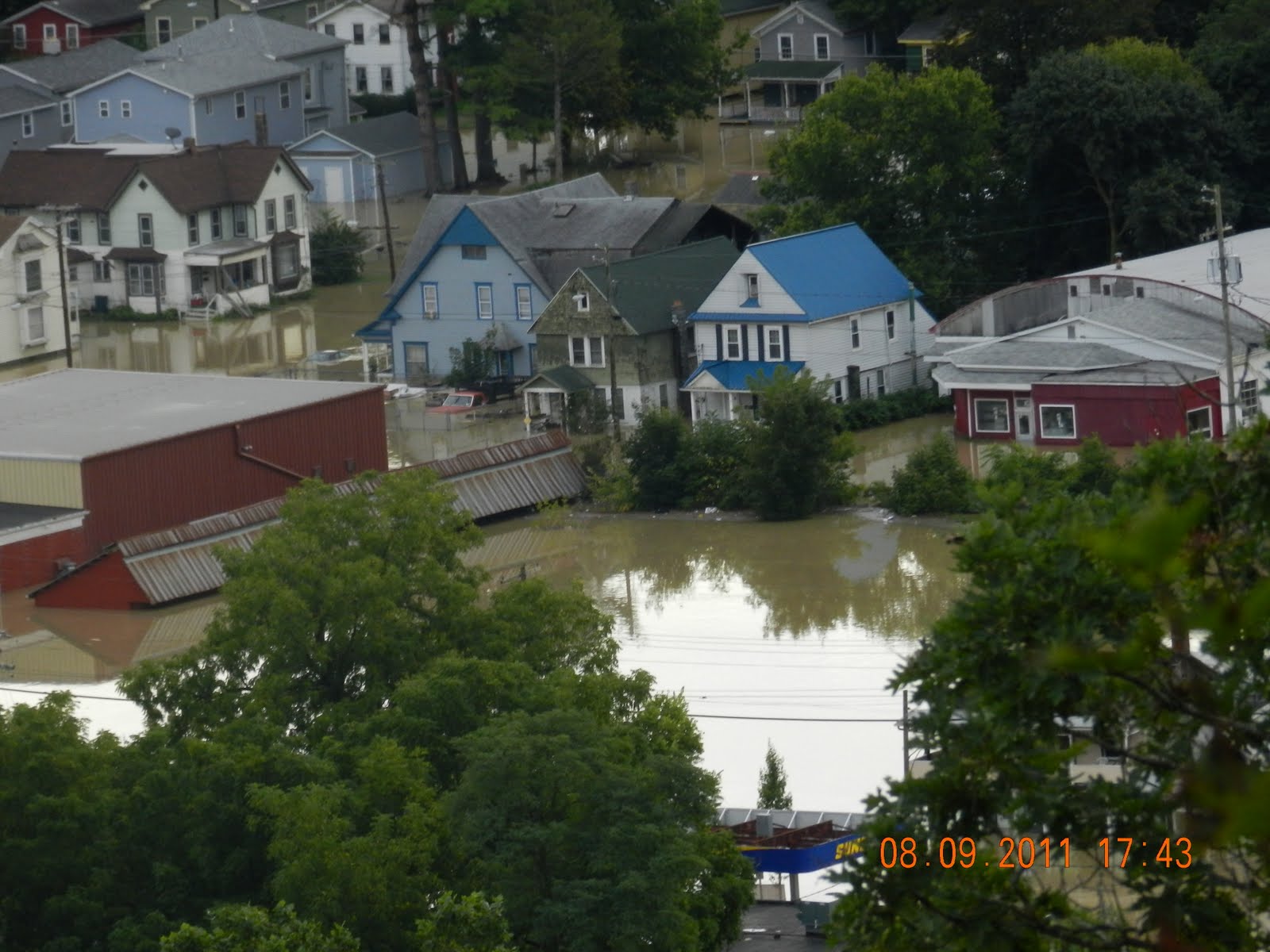 Adventures with David Owego NY flood