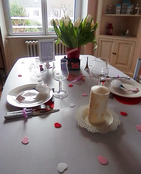 Table de Saint Valentin