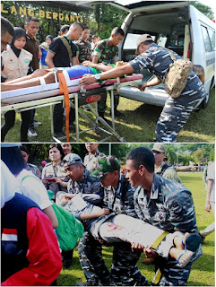 Hasil gambar untuk TNI dan US Navy Gelar Latihan Penanggulangan Bencana Aspek Medis
