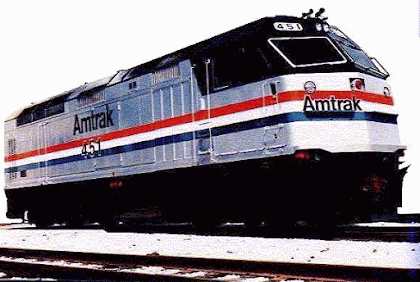 Locomotora diesel  Amtrak ..