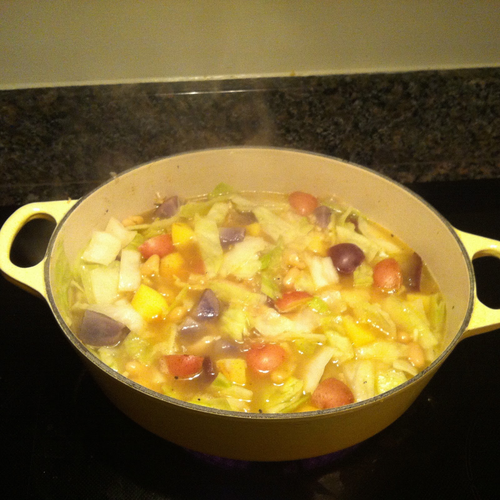 The Diary of a Vegan Foodie Spicy Potato & Cabbage Soup