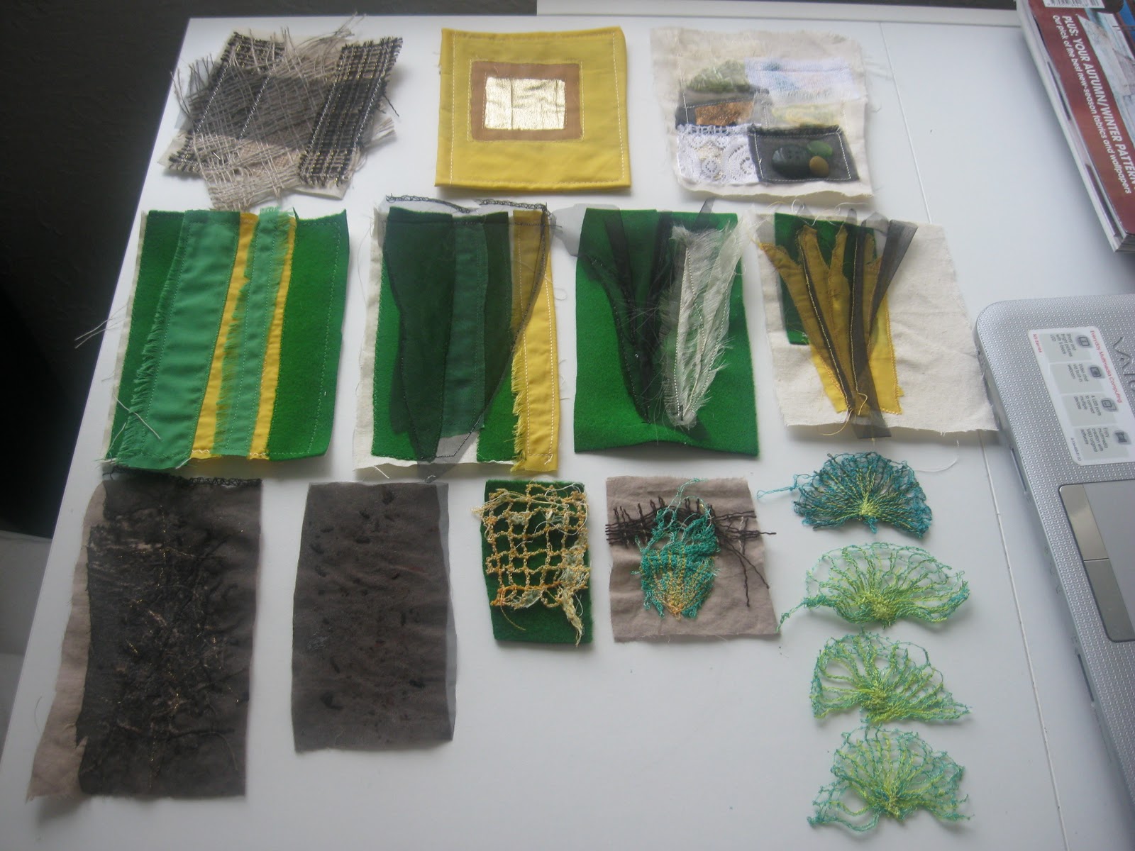 Amanda's Textiles log A Creative Approach Stage 3 Applied fabric