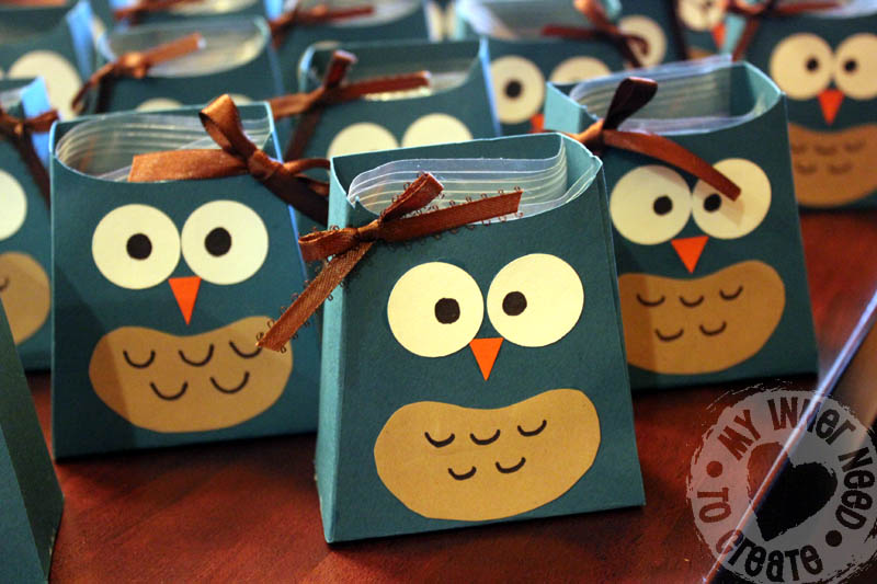 My Inner Need to Create... Owl Party Favors
