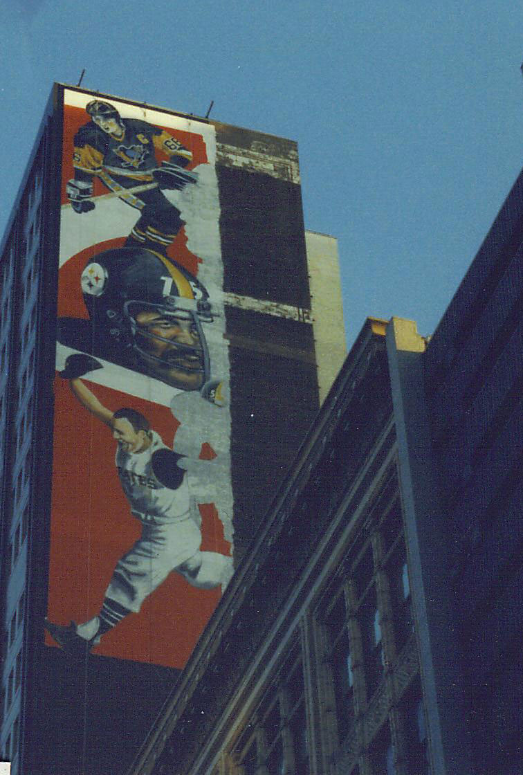 Pittsburgh Murals and Public Art Pittsburgh Sports Heroes mural by
