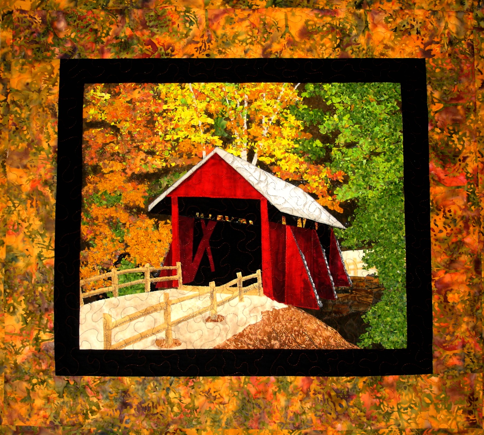 Inman Quilt Cottage Campbell's Covered Bridge
