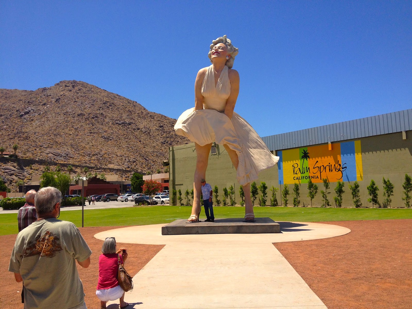 Marilyn Monroe's Star on the Palm Springs Walk of Stars - Public Art in  Downtown Palm Springs