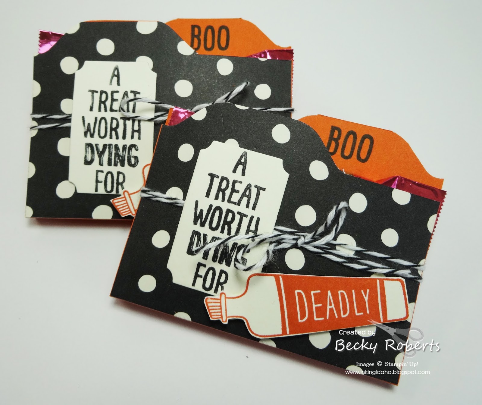 Inking Idaho File Folder Halloween Treat
